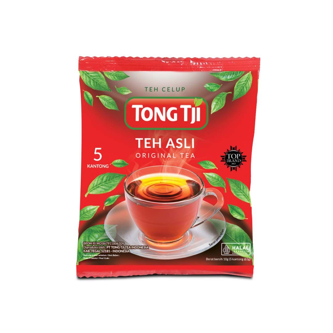 Tong Tji Celup Black Tea Sachet isi 5 tea bag/sachet
